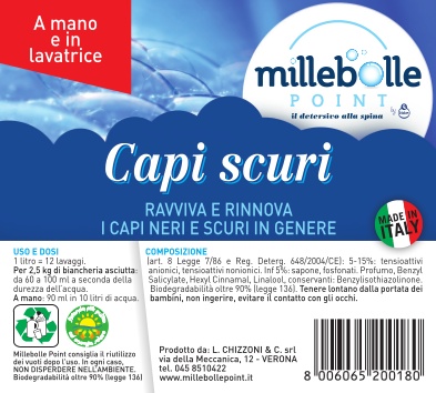 Detersivo alla spina - mille bolle - RIE Crema - Capi scuri